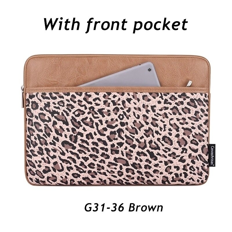 Brand Laptop Bag 11,12,13.14.15.6 Inch Waterproof Sleeve Case for Macbook Air Pro M1,Man Lady Zebra Notebook Shockproof DropShip - H32-11 Black, thumbnail