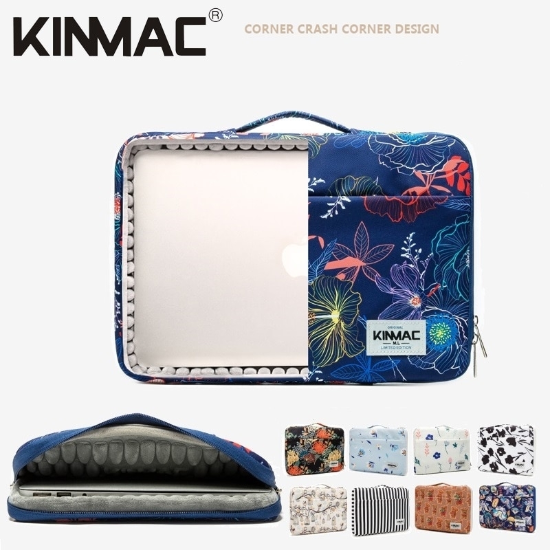 Brand Kinmac Laptop Bag 12,13,14,15.6 Inch Shockproof Lady Man Handbag Case for MacBook Air Pro M1 Women Briefcase PC Dropship - Cartoon Dog 04, 13.3