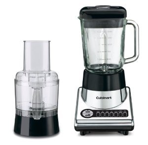 Cuisinart Duet PowerBlend Blender and Food Processor 7 Speeds and 52 Oz Blender Jar, 3 Cup Work Bowl and Ice-Crusher and Pulse Buttons, Includes Stain thumbnail