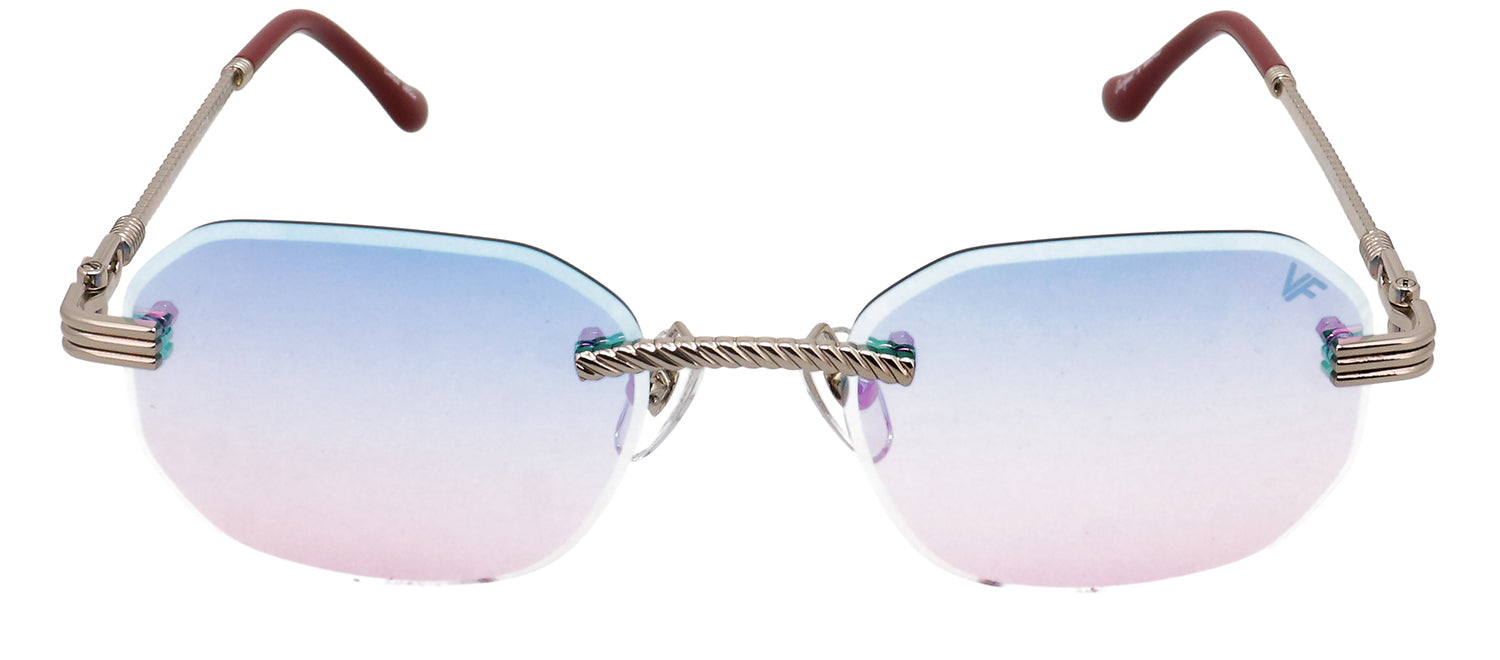 Vintage Frames Company VF HUSTLER DRILL MOUNT 0049 Rectangle Sunglasses
