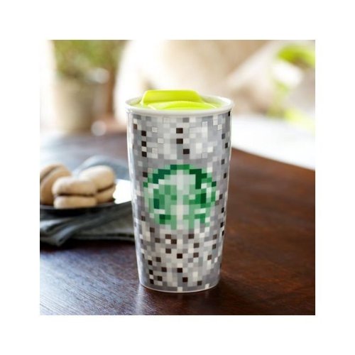 Starbucks Double Wall Ceramic Traveler - Rodarte, 12 Fl Oz thumbnail