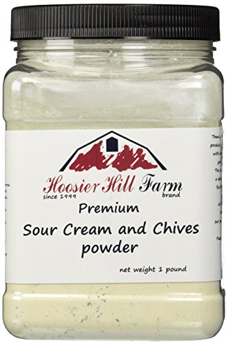 Hoosier Hill Farm Sour Cream and Chives Powder, 1 Lb Plastic Jar thumbnail