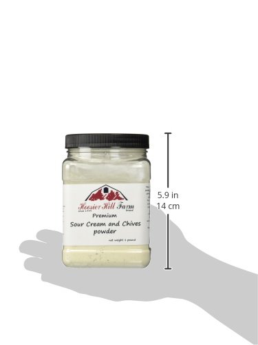 Hoosier Hill Farm Sour Cream and Chives Powder, 1 Lb Plastic Jar thumbnail