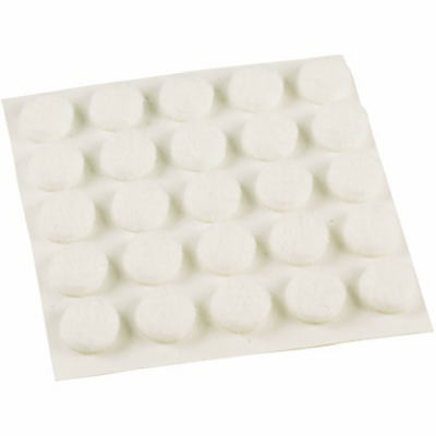 9021 0.38 in. Round Self Adhesive Felt Pad, Beige - 75 Pack