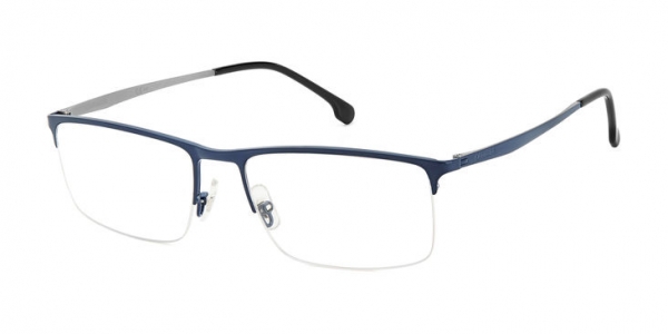 Carrera 8875 Eyeglasses 0FLL-00 - MATTE BLUE Men Rectangle