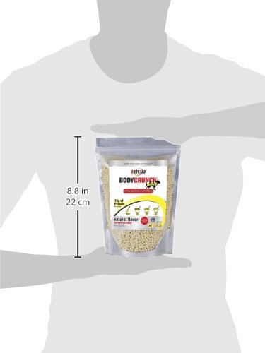 BodyCrunch Whey Protein Crunchies Cereal Supplement, Natural Unsweetened Flavor, Ultra Premium Quality Whey Protein Isolate/Concentrate Blend, 18G of thumbnail