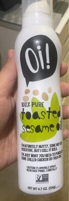 Chosen Foods Non-GMO 100% Pure Toasted Sesame Oil Spray 4.7 Oz