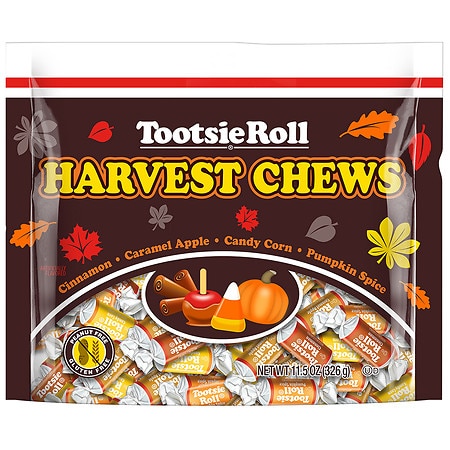 Tootsie Roll 11.5 Oz Harvest Chews Fall Harvest Flavors