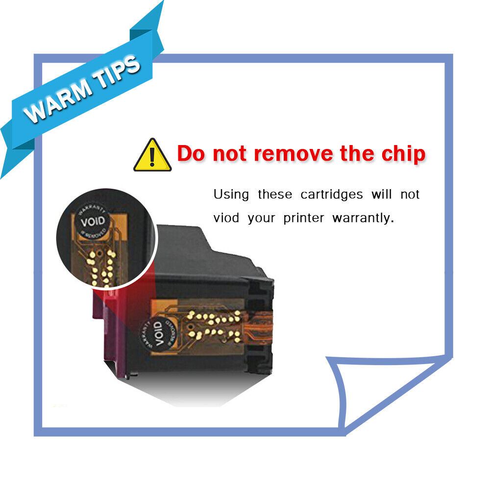 61 XL Black & Color Ink Cartridge for HP Deskjet 2050 2510 2512  2514  2540 thumbnail