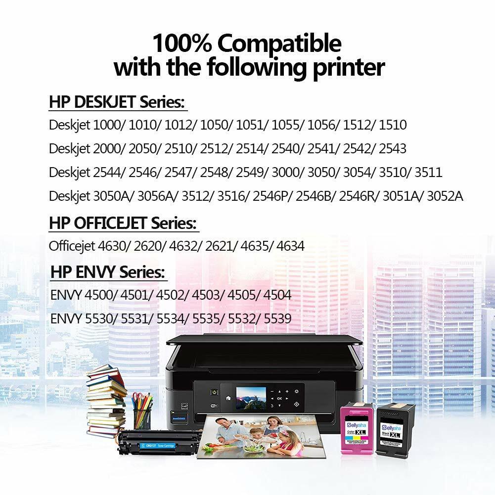 61 XL Black & Color Ink Cartridge for HP Deskjet 2050 2510 2512  2514  2540 thumbnail