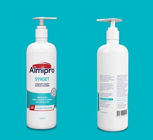 Almipro Syndet Skin Cleanser | Soap-free Moisturizing Body Wash with Aloe Vera & Oatmeal for Dry, Delicate, Sensitive Skin | Dermatologist Recommended thumbnail