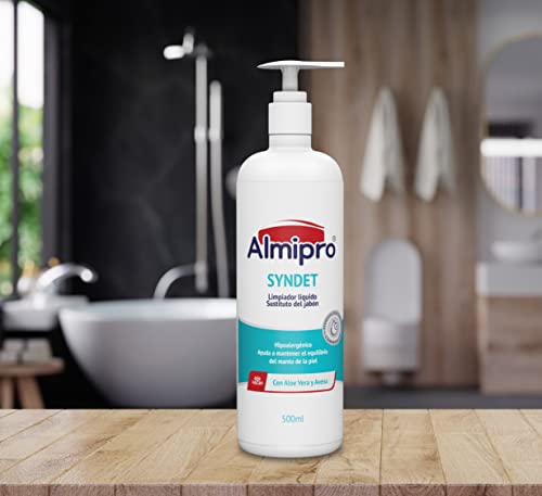 Almipro Syndet Skin Cleanser | Soap-free Moisturizing Body Wash with Aloe Vera & Oatmeal for Dry, Delicate, Sensitive Skin | Dermatologist Recommended thumbnail
