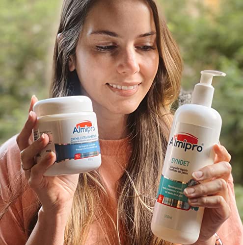Almipro Syndet Skin Cleanser | Soap-free Moisturizing Body Wash with Aloe Vera & Oatmeal for Dry, Delicate, Sensitive Skin | Dermatologist Recommended thumbnail