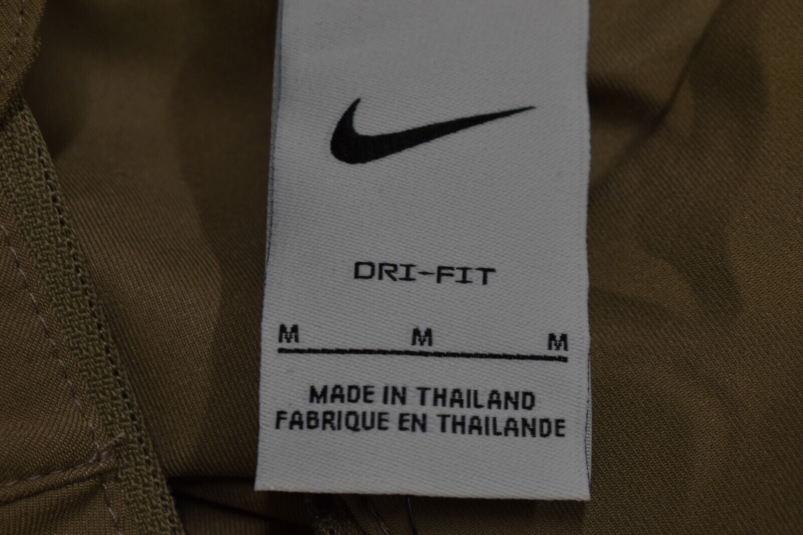 Nike Men's Dri-FIT Full Zip Woven Training Jacket, Beige, Size M, $65, NwT thumbnail