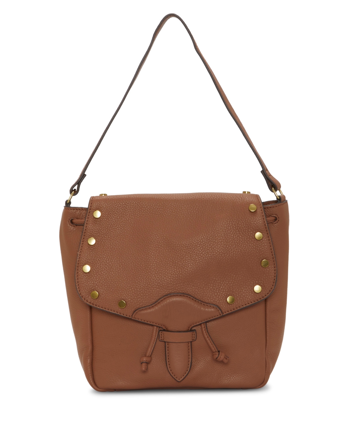 Lucky Brand Yuri Leather Crossbody/Shoulder Bag - Tan