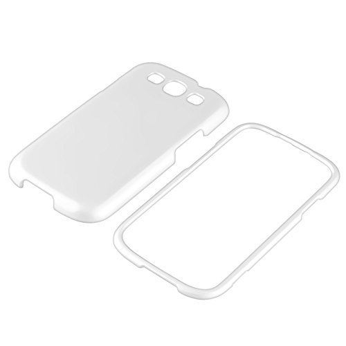 Samsung©Galaxy S 3 III / S3 / I9300 I-9300 White Rubber Feel Snap-on Hard Protective Cover Case Cell Phone