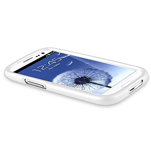 Samsung©Galaxy S 3 III / S3 / I9300 I-9300 White Rubber Feel Snap-on Hard Protective Cover Case Cell Phone thumbnail