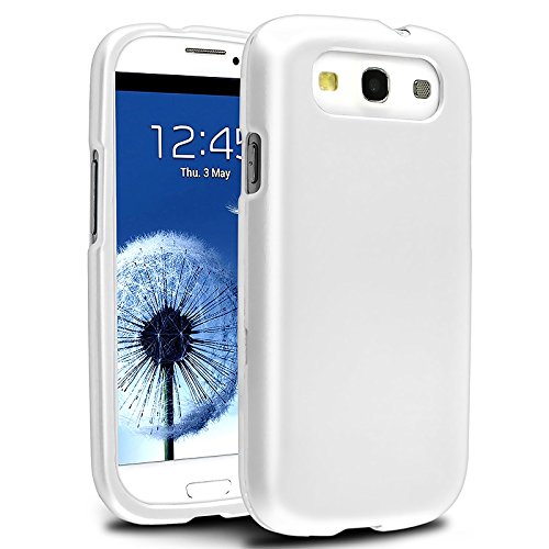 Samsung©Galaxy S 3 III / S3 / I9300 I-9300 White Rubber Feel Snap-on Hard Protective Cover Case Cell Phone thumbnail