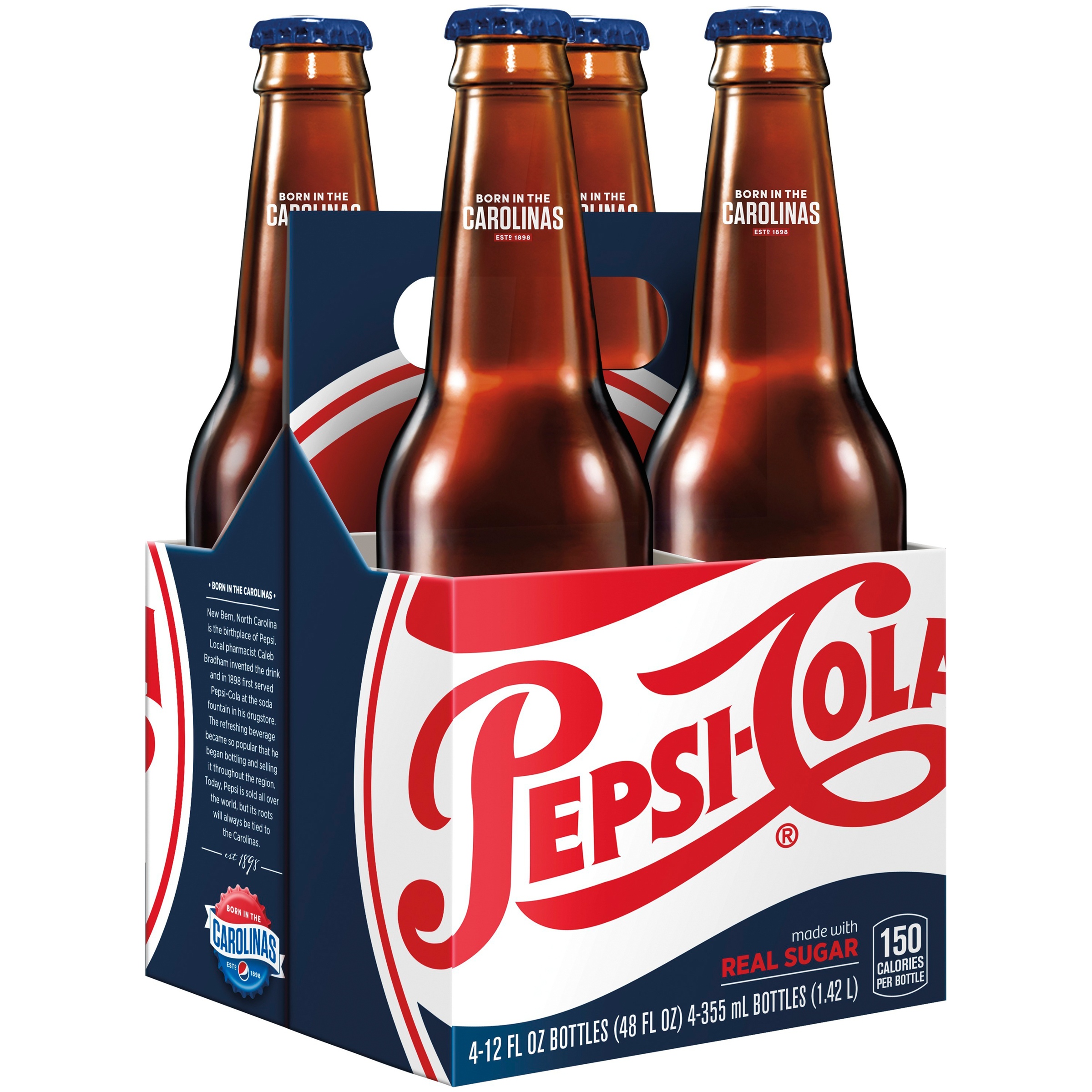 Pepsi-Cola Soda 4-12 Fl. Oz. Bottles