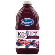 Ocean Spray No Sugar Added Cranberry Blueberry Blackberry, 100% Juice, 60 Fl Oz(Pack of 4)