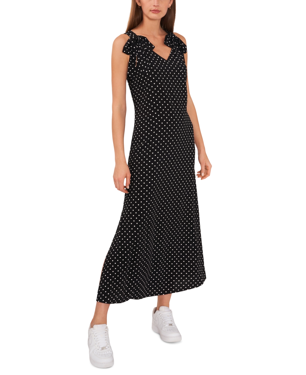 Riley & Rae Womens V-Neck Long Maxi Dress 196545640624 XSmall RT $79.00