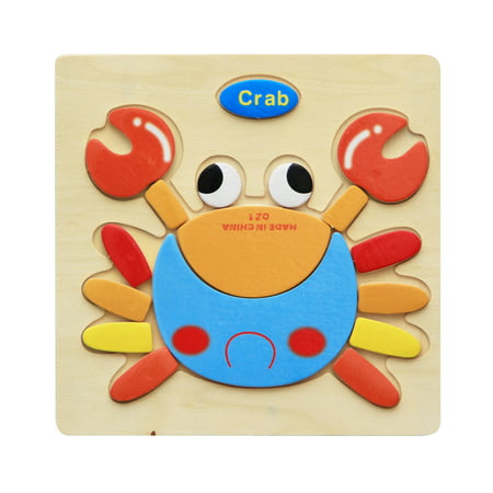 Cartoon Animal Traffic Three-dimensional Puzzle Children S Early Education Educational Wooden Puzzle Toy - 2022 New Toys Cartoon Animal Traffic B#3119