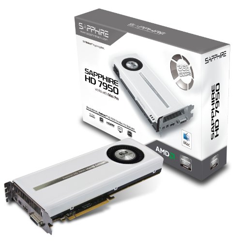 Sapphire Radeon HD 7950 Mac Edition 3GB DDR5 HDMI/DVI-I/Dual Mini DP PCI-Express Graphics Card 11196-15-40G