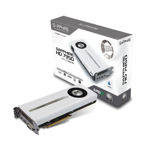 Sapphire Radeon HD 7950 Mac Edition 3GB DDR5 HDMI/DVI-I/Dual Mini DP PCI-Express Graphics Card 11196-15-40G thumbnail