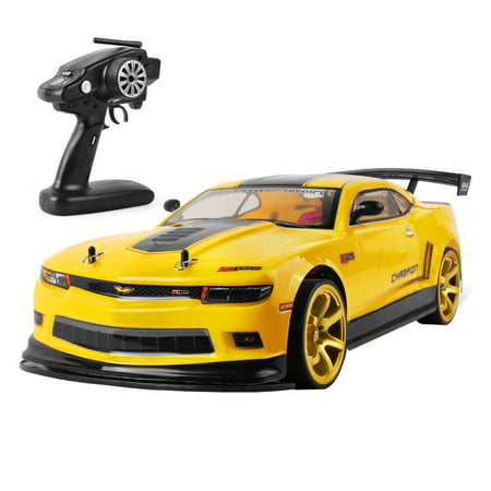 MIANHT 1:10 70km/h 2.4G RC Car 4WD Double Battery High Power LED Headlight Racing Truck - 2022 Fashion 1:10 70km/h 2.4G D-#7525