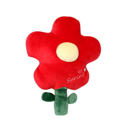 MIANHT Lovely Flowers Plush Toys Home Office Sofa Pillow Waist Nap Pillow Decoration Ornaments - 2022 Lovely Flowers Plush E-#4542