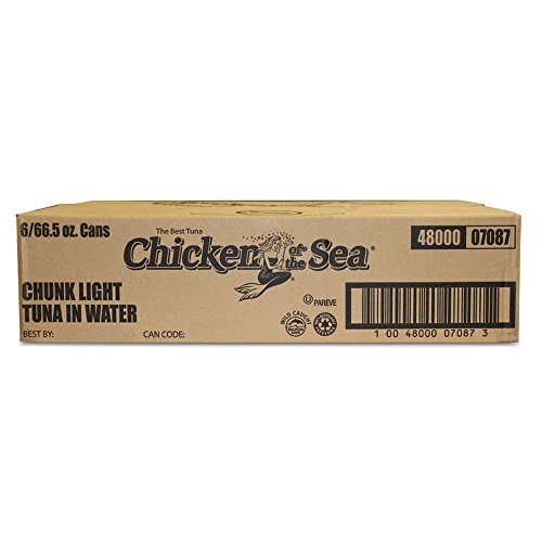 6 PACKS : Chicken of the Sea Chunk Light Tuna in Water  Food Service Pack  66.5 Oz thumbnail