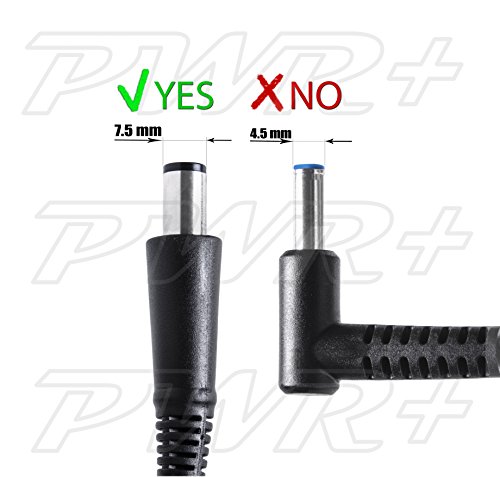 Pwr+ 90W Extra Long 14 Ft Laptop-Ac-Adapter for Dell Latitude 3330 E7440 E7240 E6540; Dell Inspiron E1505 E1705 6000 6400 8500 8600 9300 600m 700m; La thumbnail