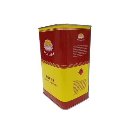 JuIShareE EPDM/Chloroprene Bonding Adhesive 2KG (4.4 Lbs) in 3L Tin Can Can Is 2/3 Full Rubber Bonding Glue Chipboard Glue 11808-NPF