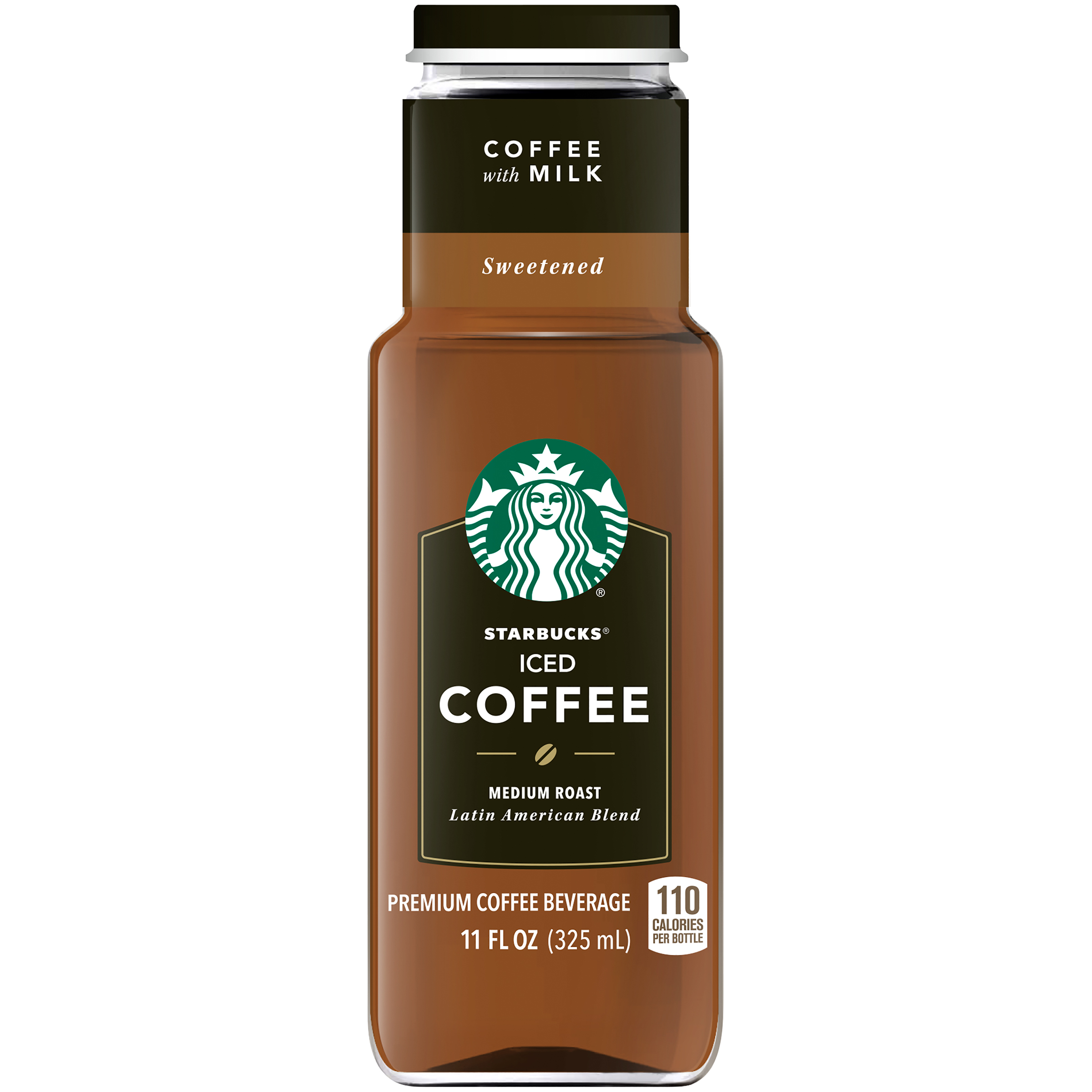 Starbucks Medium Roast Latin American Blend Iced Coffee 11 Fluid Ounce Glass Bottle