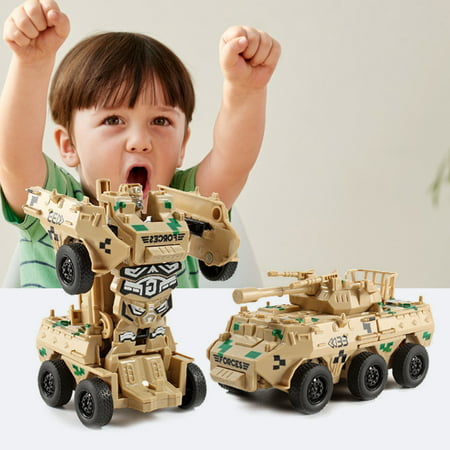 Transforming Combat Vehicle Toys Impact Deformation Car Toy Birthday Holiday Toy Gifts for Boys and Girls - 2022 New Toys Transforming Combat B#9905