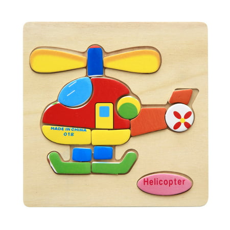 DDgui New Upgraded Cartoon Animal Traffic Three-dimensional Puzzle Children S Early Education Educational Wooden Puzzle Toy DDgui LCC220923-7263
