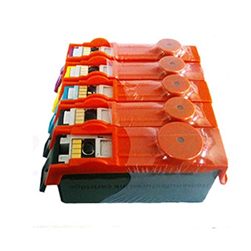 HOTCOLOR 5 Pack New for 564XL Ink Cartridge for HP Photosmart 7510 7515 7520 7525 Printer thumbnail