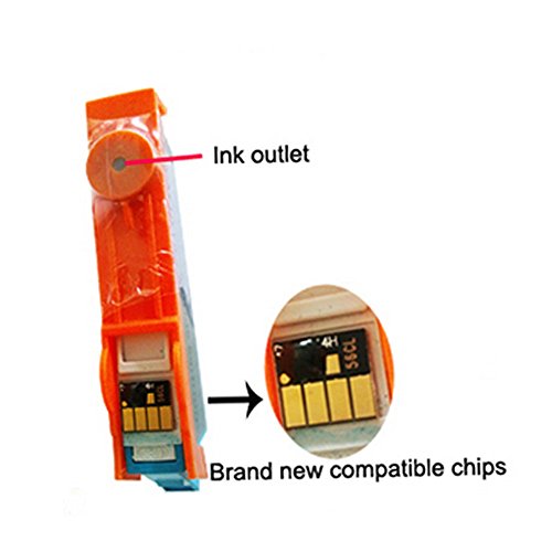 HOTCOLOR 5 Pack New for 564XL Ink Cartridge for HP Photosmart 7510 7515 7520 7525 Printer thumbnail