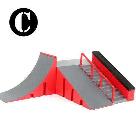 DDgui New Upgraded Skate Parks Kit Ramp Parts for Finger Skateboard Fingerboard Ramp Skate Parks DDgui LAA220926-5674