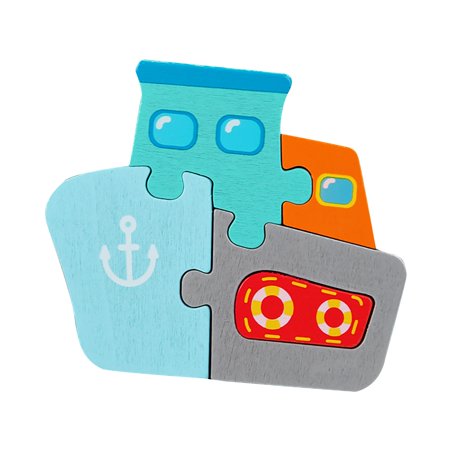 Zpjjj4#7786 Intellectual Development Training Kids Geometric Puzzle Matching Game Wooden Toy P#7786 UE6