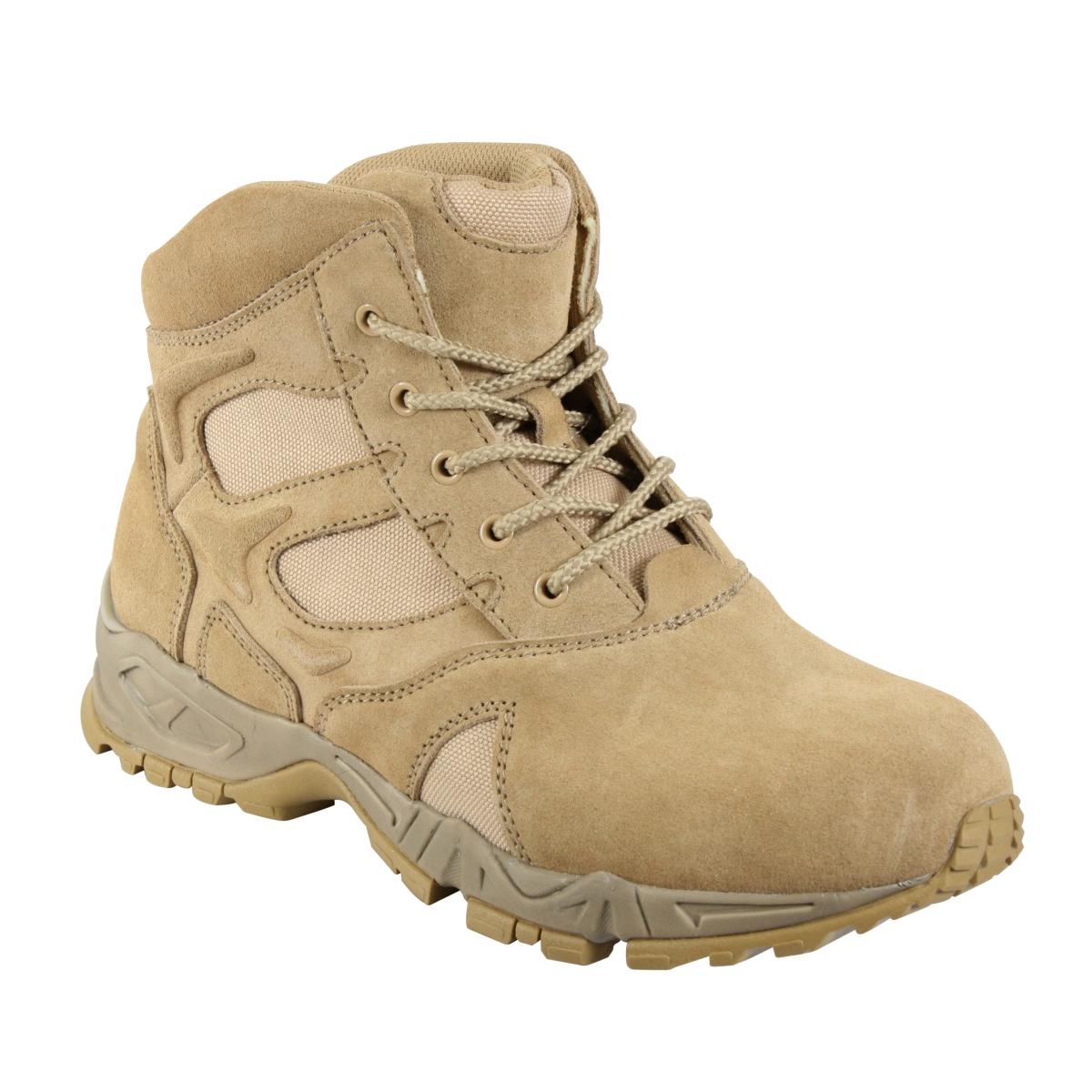 Rothco Forced Entry 6 Inch Desert Tan Deployment Boots-5368