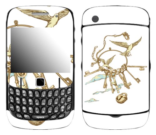 MusicSkins, MS-SHRP70044, Sharp Shirter - the Key, BlackBerry Curve (8520/8530), Skin