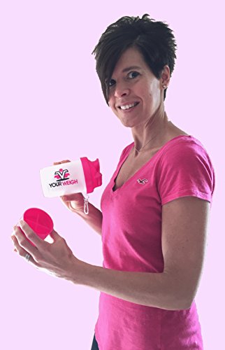 Protein Shaker Blender Bottle for Weight Loss Shakes, Salad Dressing, Flavored Water and More, a Unique Sports Mixer Bottle with Blender Ball & St thumbnail