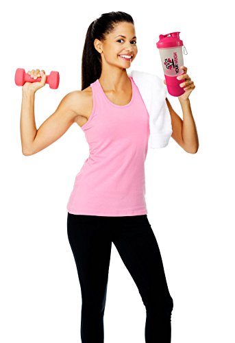 Protein Shaker Blender Bottle for Weight Loss Shakes, Salad Dressing, Flavored Water and More, a Unique Sports Mixer Bottle with Blender Ball & St thumbnail