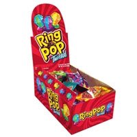 Topps Ring Pop Twisted Fruit Pop Candy - 24 Pieces/Pack