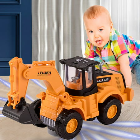 Children S Simulation CarToy Plastic Engineering Truck Excavator Model Gift - 2022 New Toys Children S Simulation CarToy B#8835