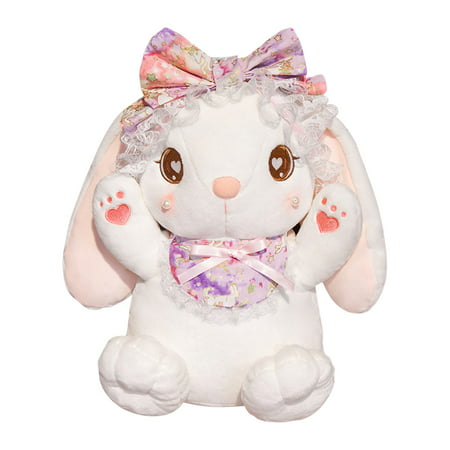 MIANHT Plush Toy Loli Bunny Girl Princess Cute Little White Rabbit Doll - 2022 Plush Toy Loli E-#4397