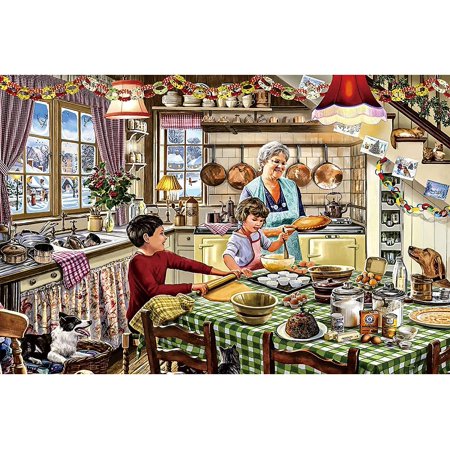 -Jigsaw Puzzle 1000 Pieces-Sneak Peek Series - Make Pie Together_IG-2292 Entertainment Toys for Adult Special Graduation or Birthday Gift Home Decor