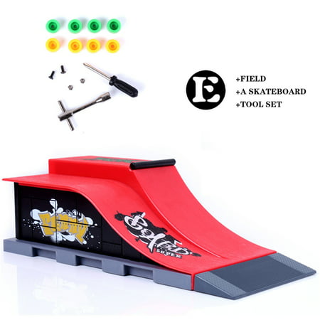 Finger Skateboard Par K Ramp Toys Mini Fingerboard Rail Kit - 2022 New Toys Finger Skateboard Par B#4397