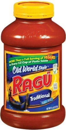 Ragu Pasta Sauce, Old World Style, Traditional, 45Ounce Bottles (Pack of 4)